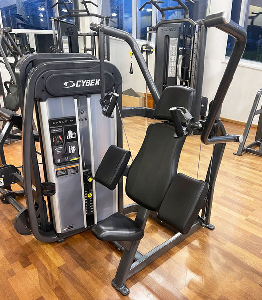 Cybex Eagle NX Arm Extension, Triceps Machine, Triceps Press, Frame Color Anthracite, Used - Refurbished Condition