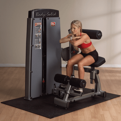 Body Solid Pro Dual Bauch- und Rückenmaschine DABB-SF, 2 in 1 Kombimaschine.  Bauchmuskeltraining und Hyperextension, Abs and Lower Back, gebraucht - geprüfter Zustand