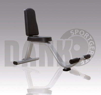 Danksport S-Line strength training equipment, equipment park with approximately 22 fitness machines and accessories, color silver, upholstery brown - New equipment / exhibition equipment