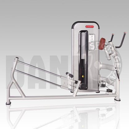 Aehnlich Star Trac, TechnoGym oder Gym80 - Danksport S-Line Gerätepark - 30 Kraftgeräte & Zubehör, Neue Geräte, Farbe Silber, Polster Braun