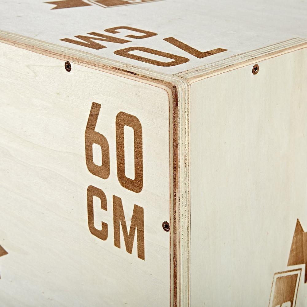 ATX Plyobox - Barbell Club - natural wood - 50 x 60 x 70 cm