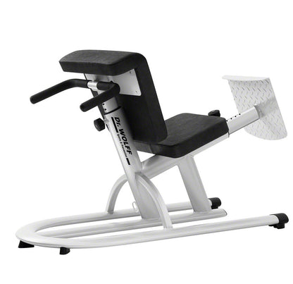 Dr. Wolff Lumbal Trainer 307, Silber / Schwarz, verstellbar, gebraucht - überholter Zustand