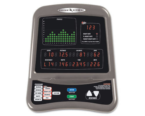 Vision Cardiogerätepark, Ausstellungsstücke, 8 neuwertige Fitnessgeräte