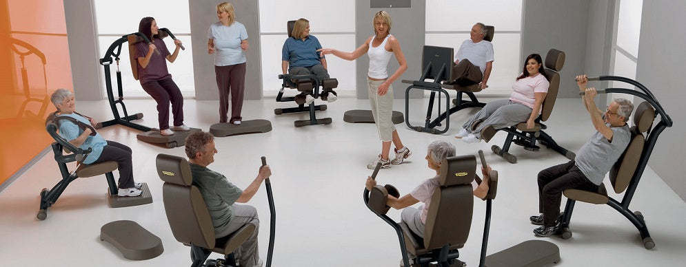 Easy Line Zirkel, TechnoGym, 8 Kraftgeräte, gebraucht