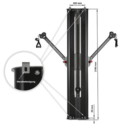 ATX Multi Zugstation - Functional Trainer - zur Wandbefestigung