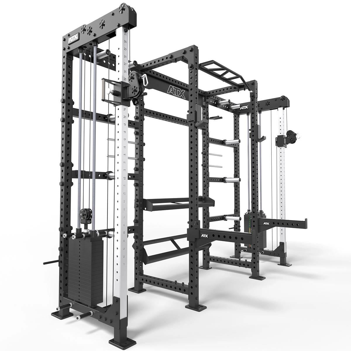 ATX Cable Cross Rack mit 2 x 90 kg Steckgewichten und vielen Extras