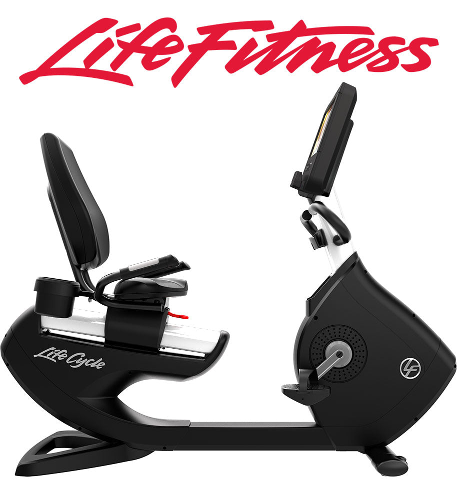Life Fitness Recumbent Ergometer Lifecycle, Elevation Series, Recumbent, SE3 Console Touch, Display Unit, Condition As New
