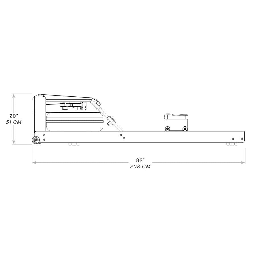 WaterRower Rudergerät Nussbaum
