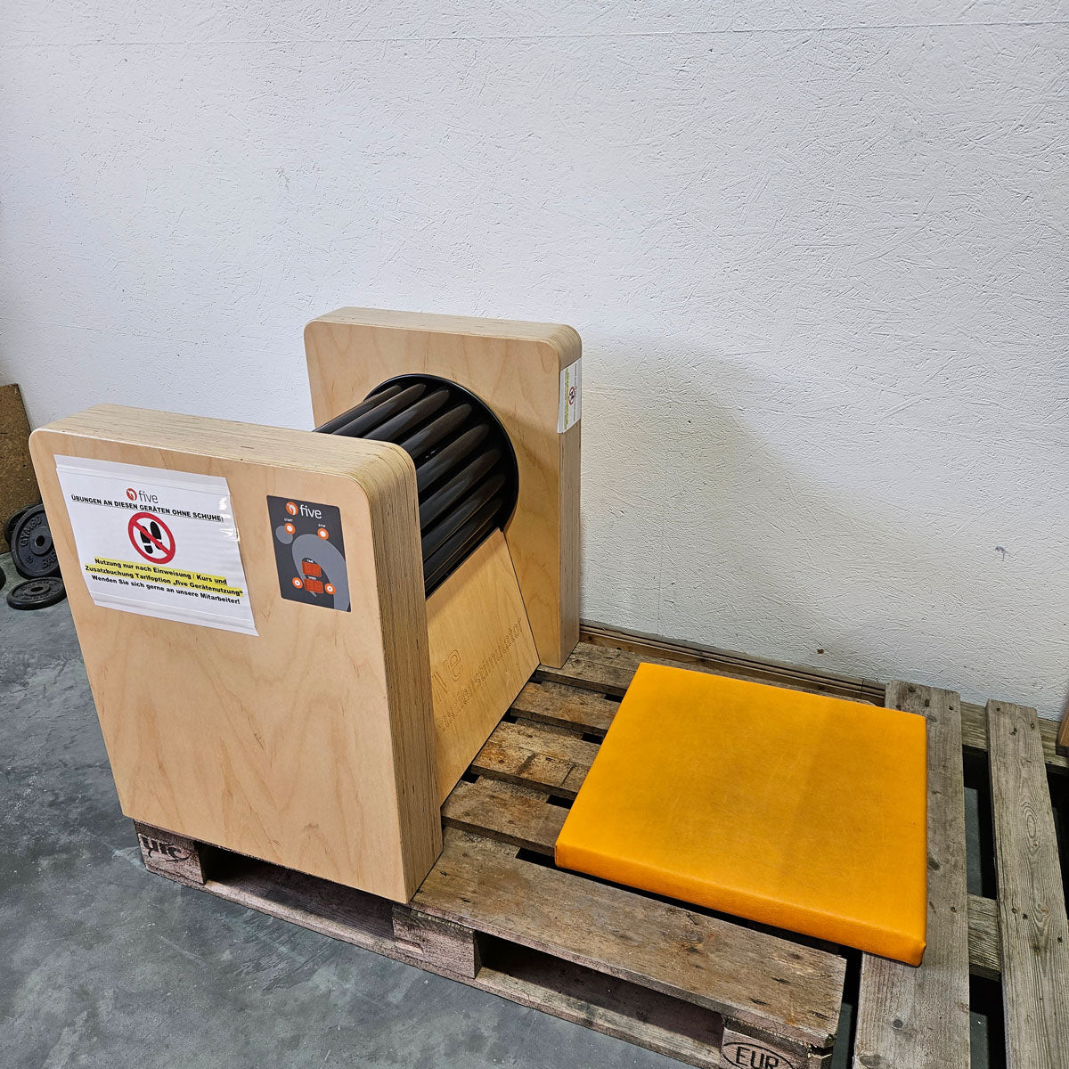 Five Pro 7er Zirkel Beweglichkeitszirkel, Dehnzirkel aus Holz von Five bzw Milon, Holzfarbe Eiche Braun, guter gebrauchter Zustand