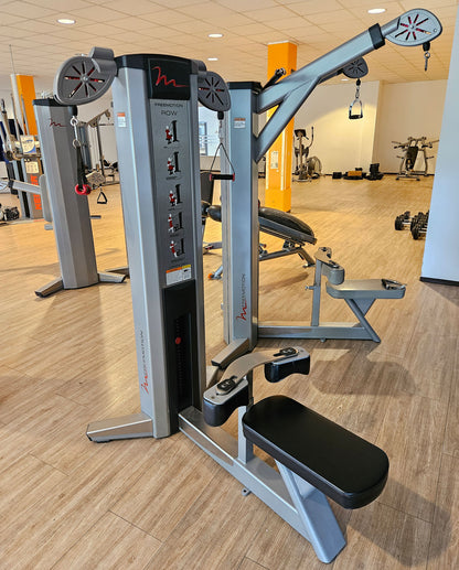 Freemotion Row G604 - Cable rowing machine, rowing machine, back strength training device from the Genesis series, frame color silver, used - refurbished condition