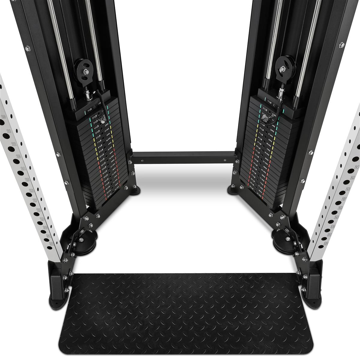 ATX Kabelzugstation - Rack mit 2 x 90 kg Steckgewichten und Zubehör!