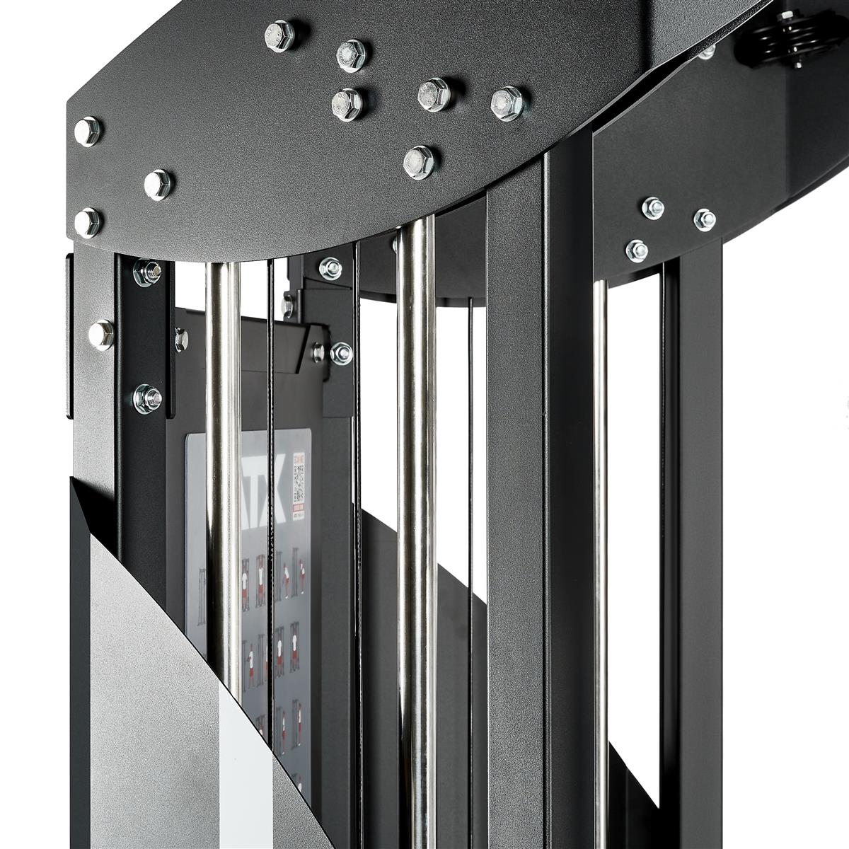 ATX Kabelzugstation - Rack mit 2 x 90 kg Steckgewichten und Zubehör!