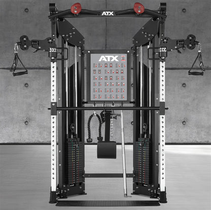 ATX Kabelzugstation - Rack mit 2 x 90 kg Steckgewichten und Zubehör!