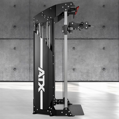 ATX Kabelzugstation - Rack mit 2 x 90 kg Steckgewichten und Zubehör!