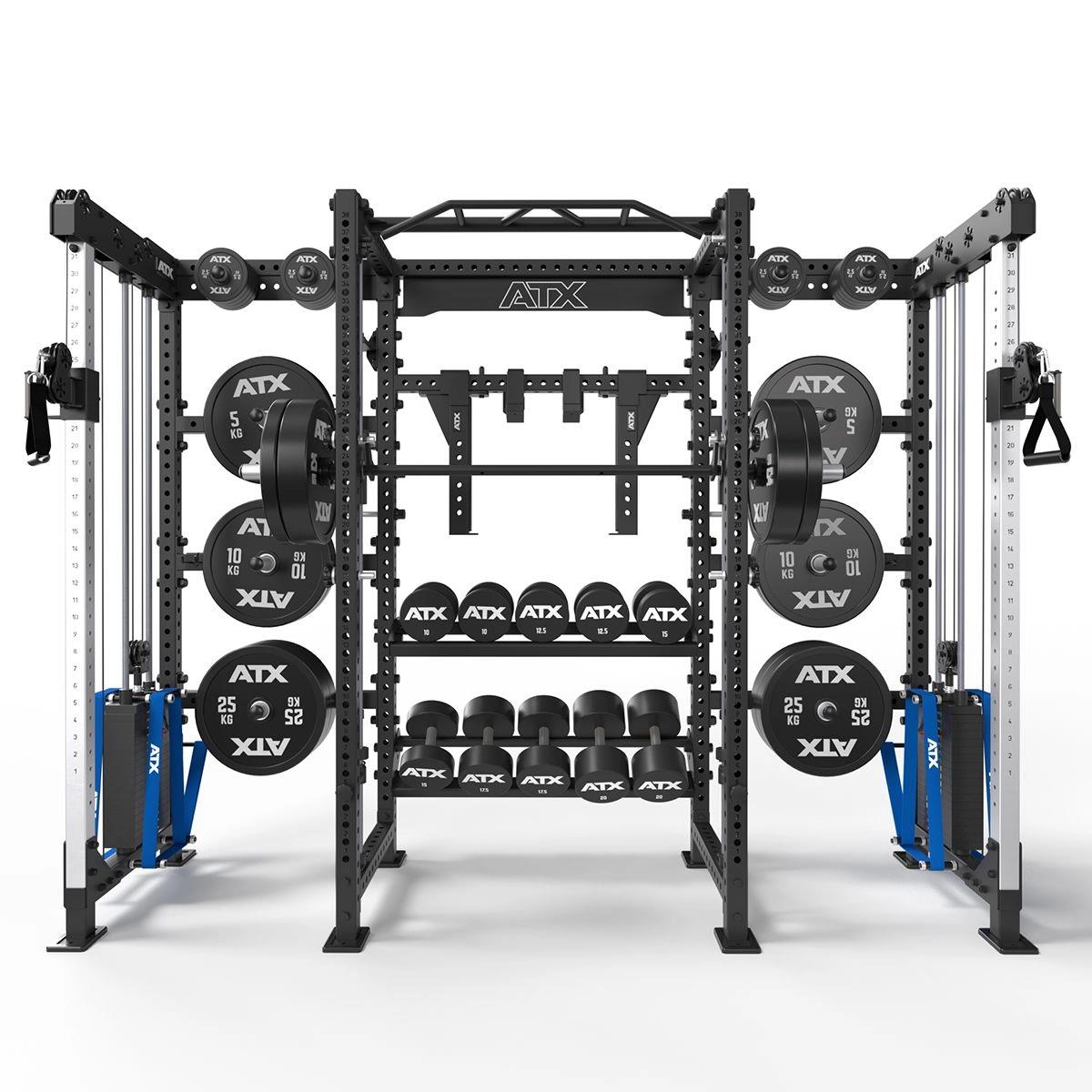 ATX Cable Cross Rack mit 2 x 90 kg Steckgewichten und vielen Extras