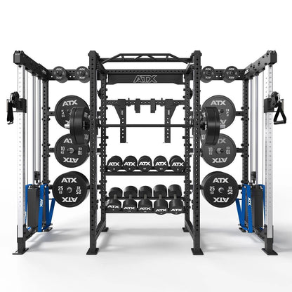 ATX Cable Cross Rack mit 2 x 90 kg Steckgewichten und vielen Extras