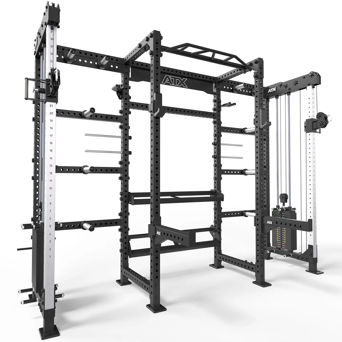 ATX Cable Cross Rack mit 2 x 90 kg Steckgewichten und vielen Extras