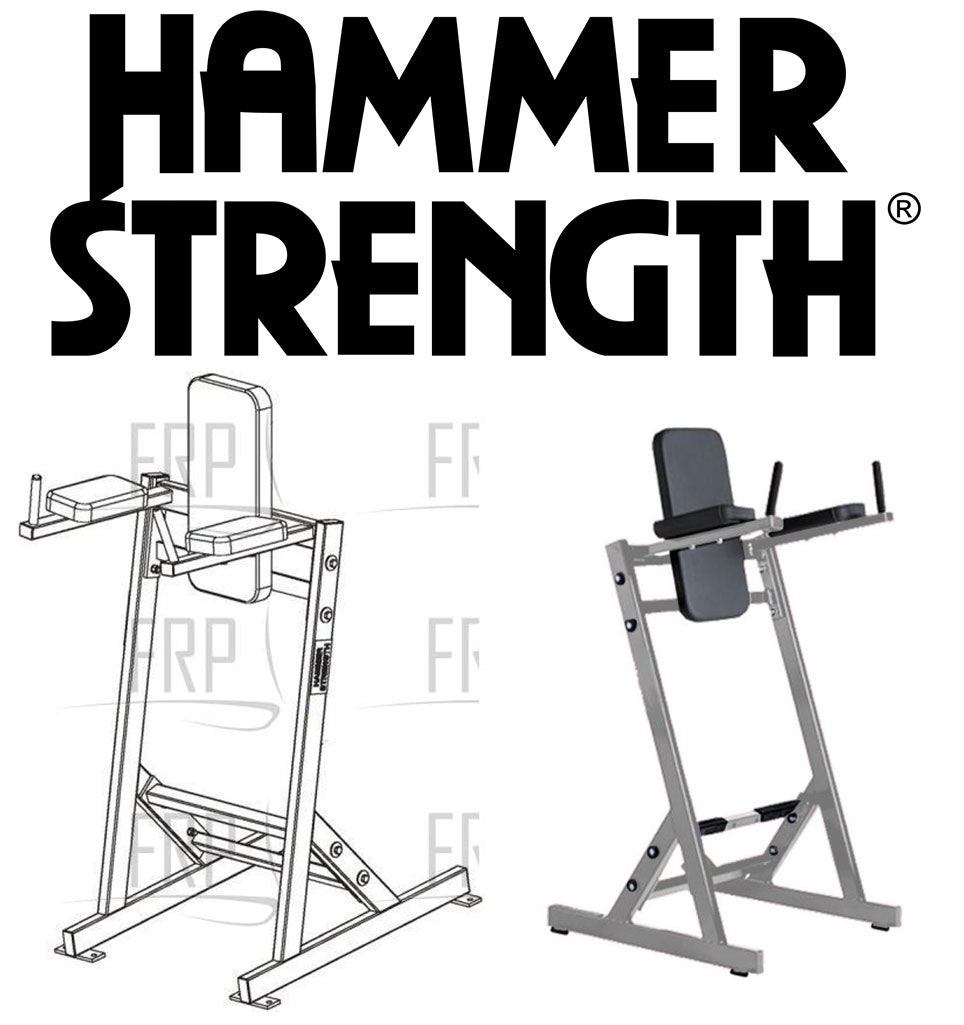 Hammer Strength Leg Raise Gestell, Beinheben Ständer, Farbe Schwarz, guter gebrauchter Zustand