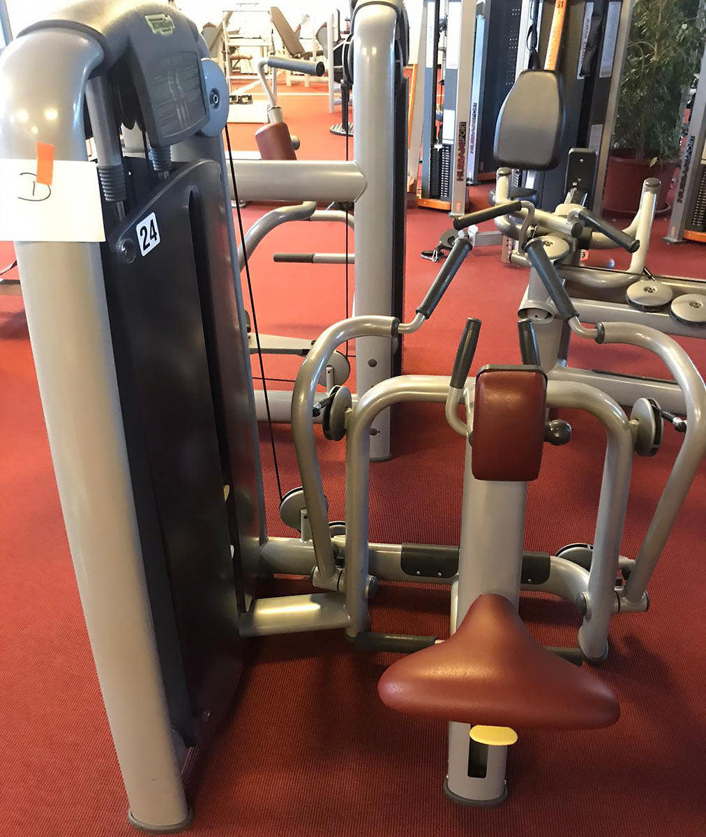 TechnoGym Low Row, Rudern, Latisolator, Selection Line - Neues Modell mit Plastikverkleidung, Polster Braun, gebraucht - überholter Zustand