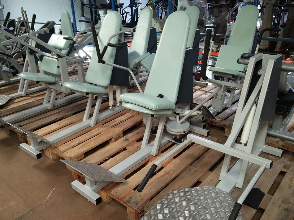 SDH Zirkel (baugleich Calory Coach) 9 Geräte, Gestelle Weiß/Grau, gebraucht