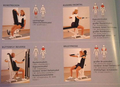 Multitrainer mit verstellbarerTrainingsbank