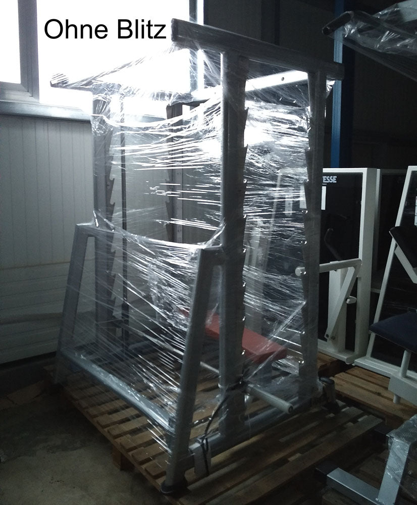 BH Fitness Max Rack LD400 / XD400EI, Multipresse, Power / Squat Rack, Silber, gebraucht