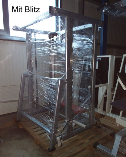 BH Fitness Max Rack LD400 / XD400EI, Multipresse, Power / Squat Rack, Silber, gebraucht