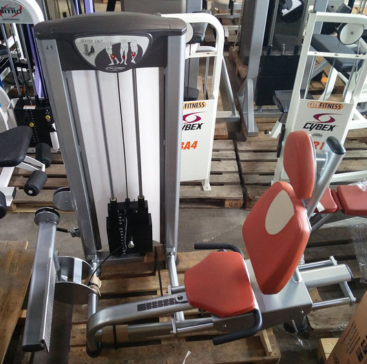 BH Fitness seated calf machine, silver, Strength Line, used