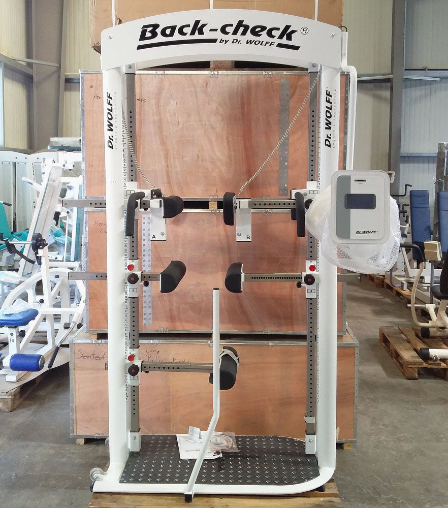 Dr. Wolff Back Check 607, NEUES MODELL, Touchscreen, Silber, guter gebrauchter Zustand
