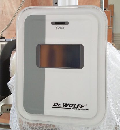 Dr. Wolff Back Check 607, NEUES MODELL, Touchscreen, Silber, guter gebrauchter Zustand