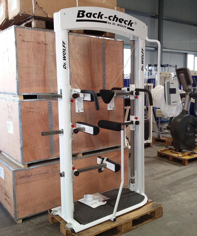 Dr. Wolff Back Check 607, NEUES MODELL, Touchscreen, Silber, guter gebrauchter Zustand
