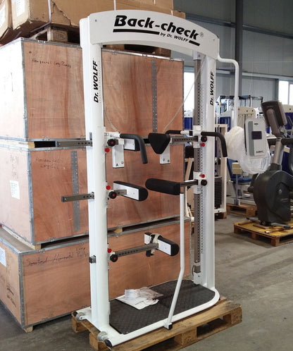 Dr. Wolff Back Check 607, NEUES MODELL, Touchscreen, Silber, guter gebrauchter Zustand