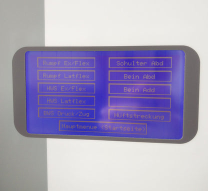 Dr. Wolff Back Check 607, NEUES MODELL, Touchscreen, Silber, guter gebrauchter Zustand