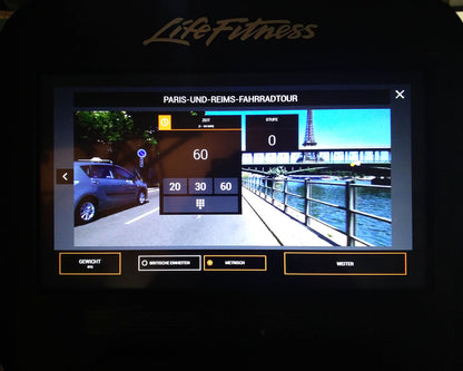 Life Fitness Recumbent Ergometer Lifecycle, Elevation Series, Recumbent, SE3 Console Touch, Display Unit, Condition As New