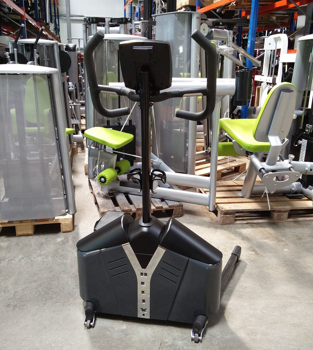 Pulse Fitness Lateraltrainer Helix 3000, ähnlich Stepper im Kreis, drehende Bewegung, gebraucht - überholter Zustand
