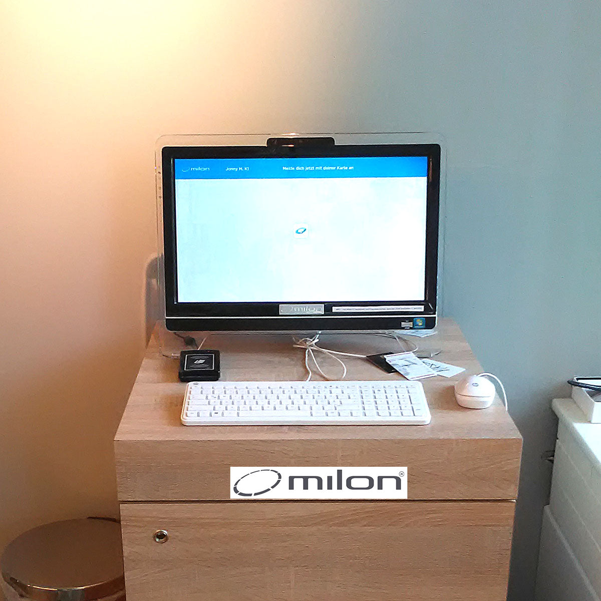 Milon PREMIUM 13-seater strength circuit in aluminum, built in 2016, including TV tower light, used, as good as new - top condition