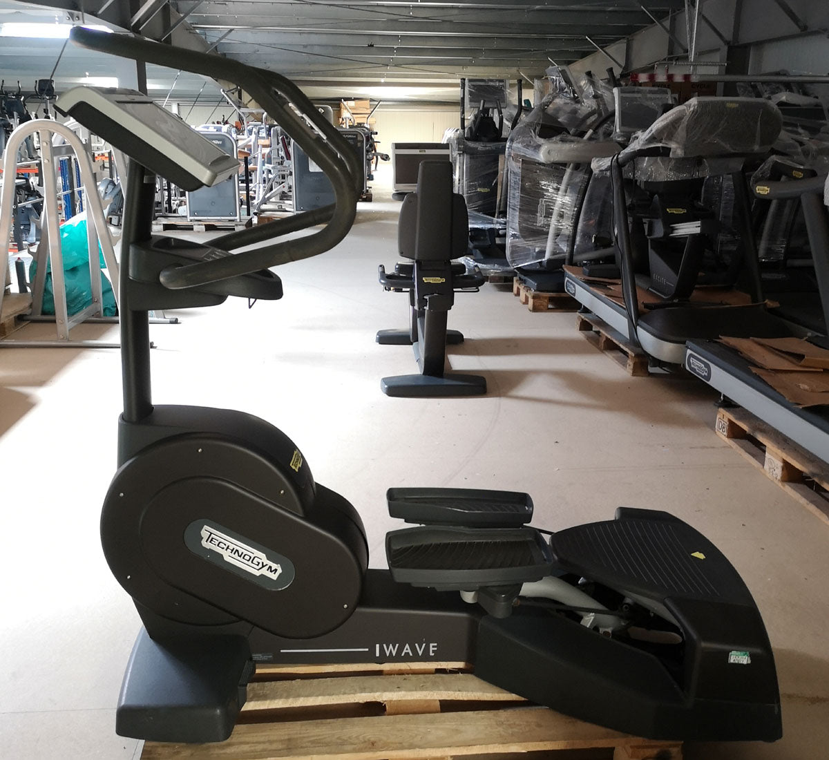 Technogym Wave Excite Line Stepper / Inliner / Ski / Ellipsentrainer, Touch Display, gebraucht - überholter Zustand