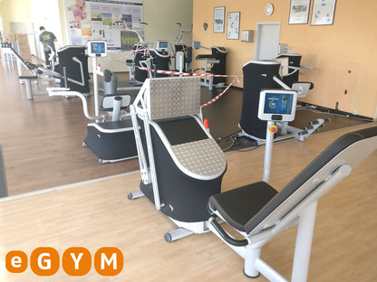 eGym strength circuit, 8 machines, built in 2018, including software, setup, all-inclusive package, premium software, used - like new condition