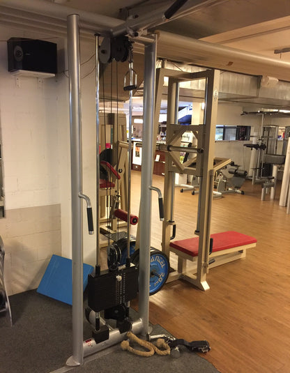 Gym80 Sygnum Einzelgeräte z.B. Kabelzug, Beinstrecker, Latzug, Brustpresse, Gluteus, Seilzug, Drückerbank, Bänke verstellbar Basic, Rückenstrecker etc, gebraucht