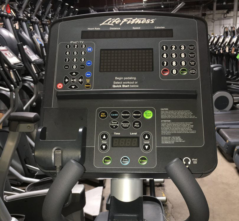 Life Fitness Recumbent, Liegeergometer, Integrity Serie, LED Konsole, gebraucht - überholter Zustand