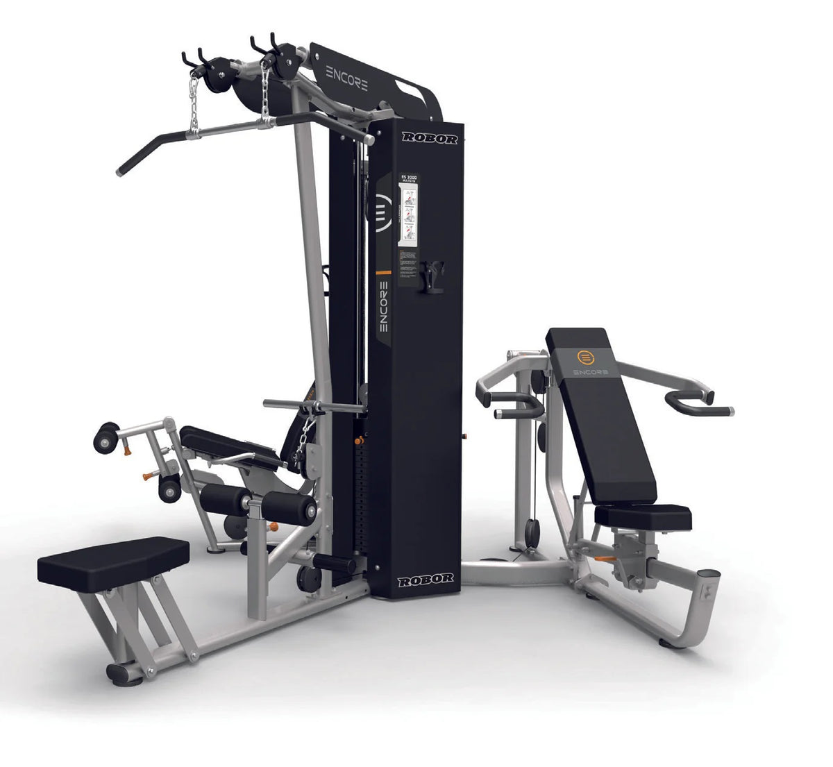 Impulse Fitness Multi Kraftstation Encore ES3000 mit 3 Trainingsstationen, 3 separate Gewichtsblöcke, Multistation ES3000 - NEU