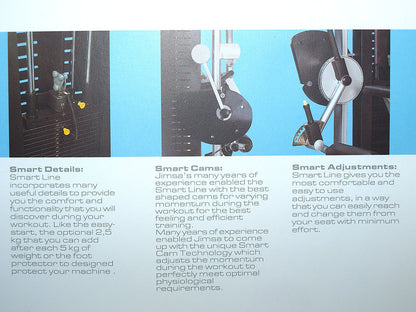 Jimsa Smartline-, Proline- und Benchline Gerätepark, 25 Kraftgeräte, Farbe Silber, Ausstellungsstücke