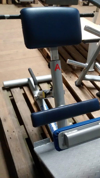 Kaphingst Hyperextension 45 Grad / Rückenstrecker, Silber, verstellbar, gebraucht