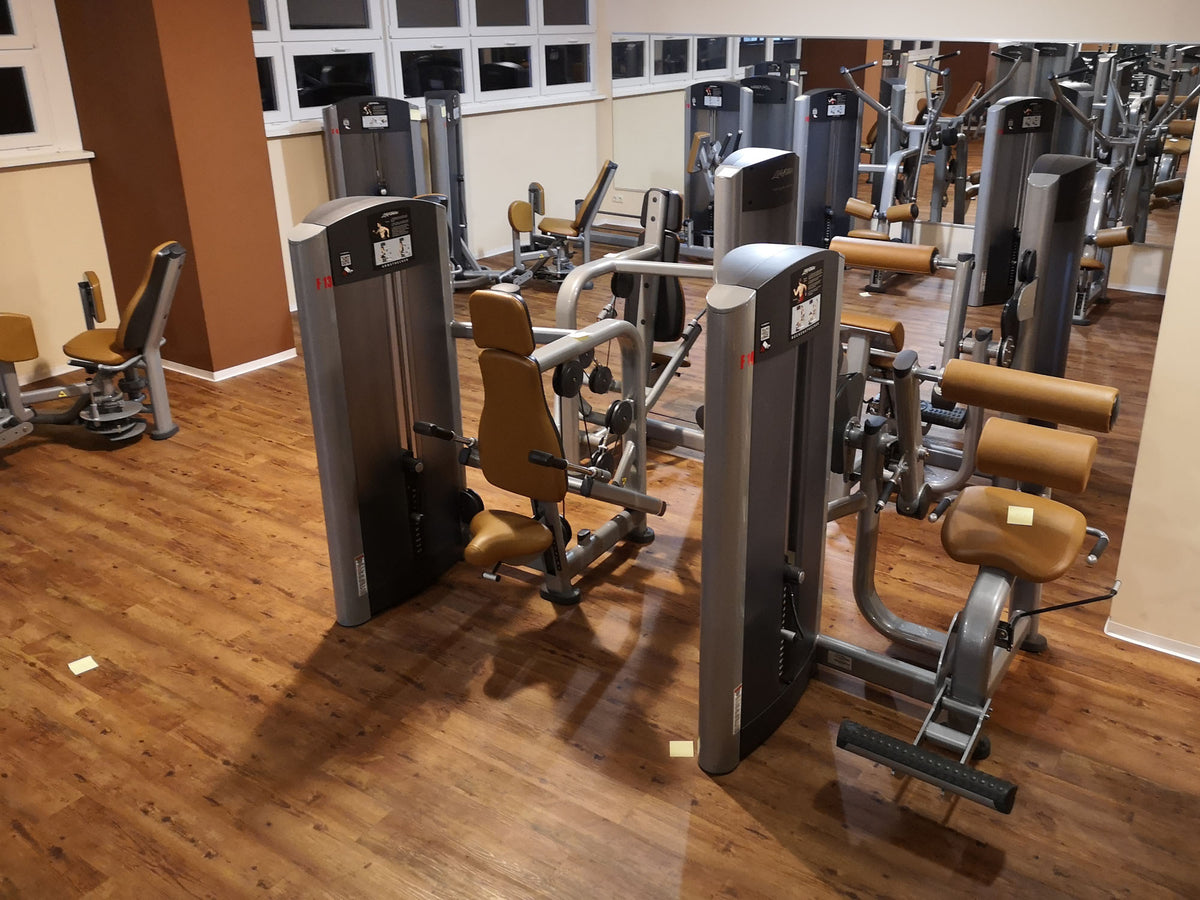 Life Fitness & Hammer Strength - 93 Fitnessgeräte - Kraftgeräte, Cardiogeräte, Plate loaded Geräte, Bänke etc - komplettes Fitnessstudio - gebraucht - TOP Zustand