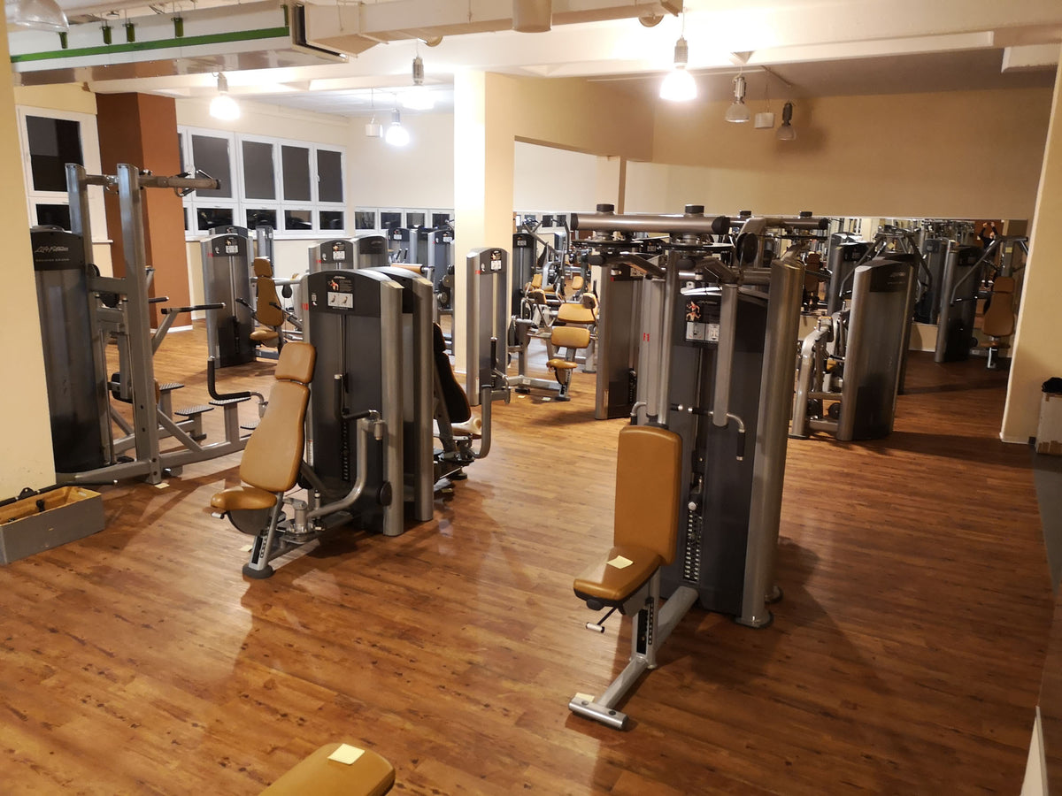 Life Fitness & Hammer Strength - 93 Fitnessgeräte - Kraftgeräte, Cardiogeräte, Plate loaded Geräte, Bänke etc - komplettes Fitnessstudio - gebraucht - TOP Zustand