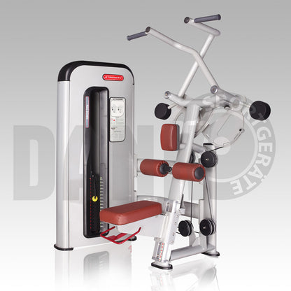 Danksport S-Line strength training equipment, equipment park with approximately 22 fitness machines and accessories, color silver, upholstery brown - New equipment / exhibition equipment