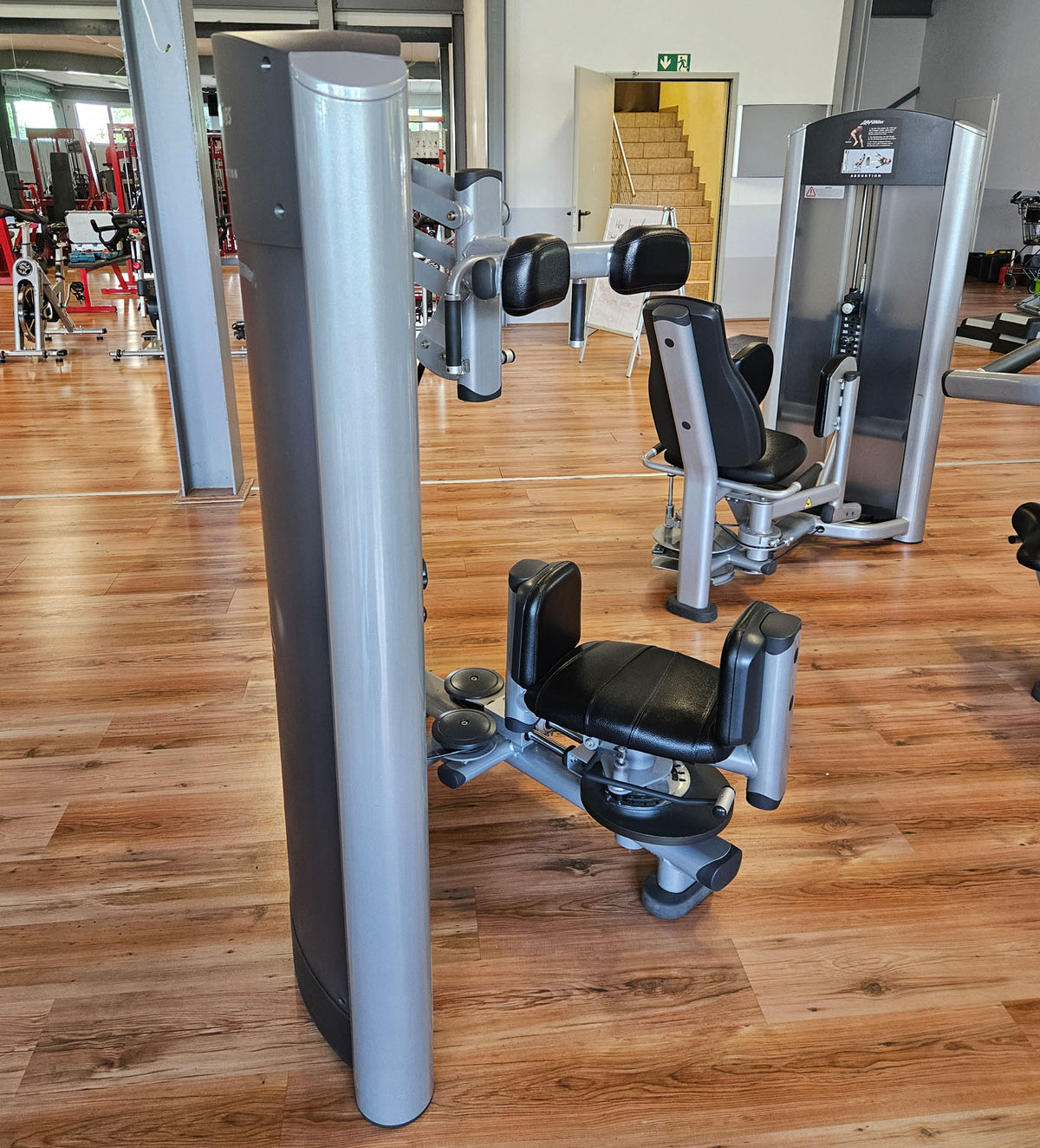 Life Fitness Rotationsmaschine, Rotary Torso Twister, Rumpfdrehung Rotator, Signature Series, Rahmenfarbe Silber, gebraucht - überholter Zustand