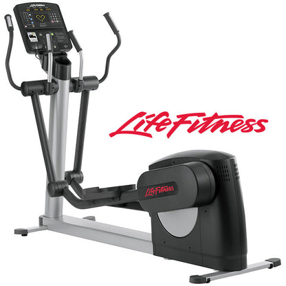 Life Fitness Crosstrainer, Integrity Series, CLSXH, Elliptical Trainer, Color Silver, Used - Refurbished Condition