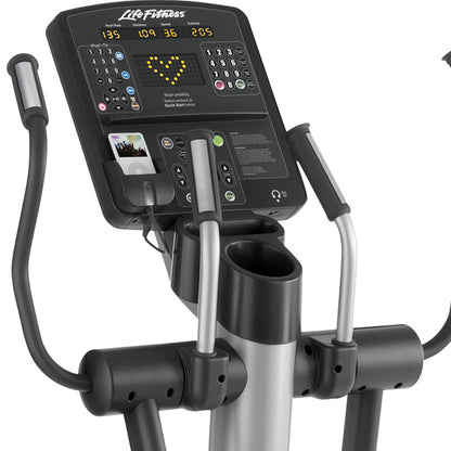 Life Fitness Crosstrainer, Integrity Series, CLSXH, Elliptical Trainer, Color Silver, Used - Refurbished Condition