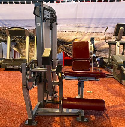 Life Fitness Pro2 and Hammer Strength - 15 strength training machines in a set, silver frame, used - refurbished condition